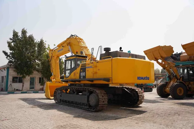 2011 Komatsu PC800SE-7 Track Excavator Rear Left View - EX-0299