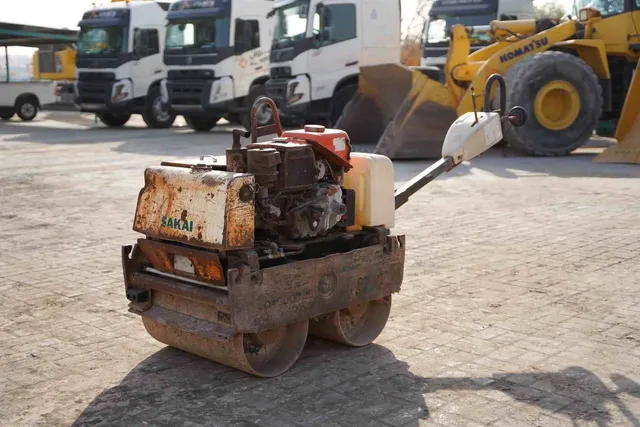 2011 Sakai HV61ST Walk-Behind Roller Front Left View