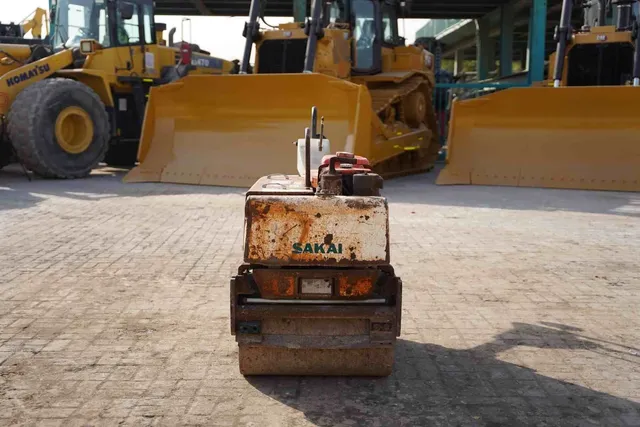 2011 Sakai HV61ST Walk-Behind Roller Front View
