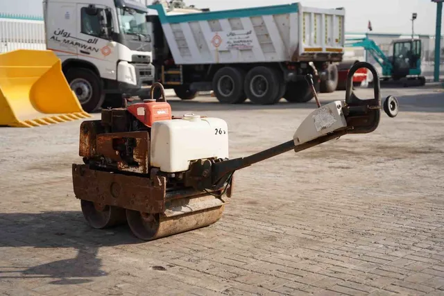 2011 Sakai HV61ST Walk-Behind Roller Rear Left View