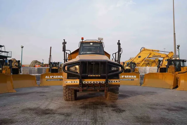 2012 Cat 740B Articulated Dump Truck Front View