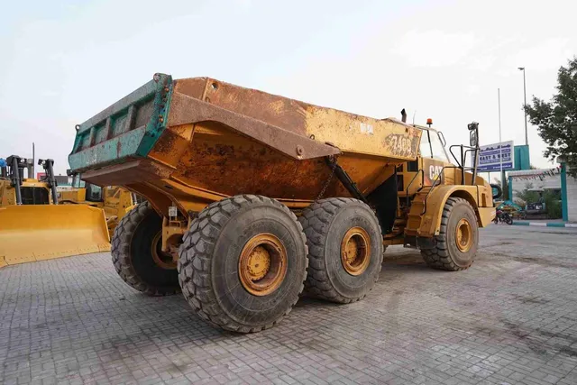 2012 Cat 740B Articulated Dump Truck Rear Right View