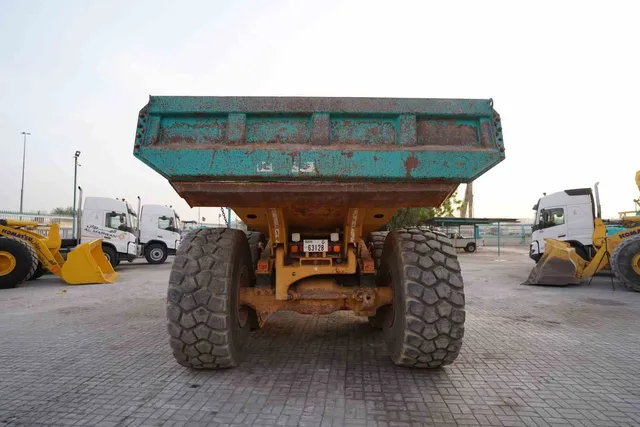 2012 Cat 740B Articulated Dump Truck Rear View