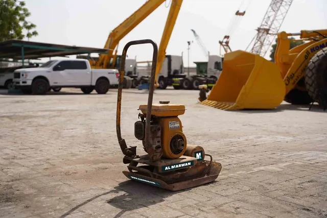 2012 Sakai PC100 Plate Compactor Rear Right View - CP-0046