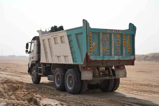 2012 Volvo FMX 370 6x4 Tipper Truck Rear Left View - TK-0302