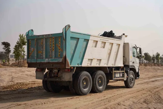 2012 Volvo FMX 370 6x4 Tipper Truck Rear Right View - TK-0302