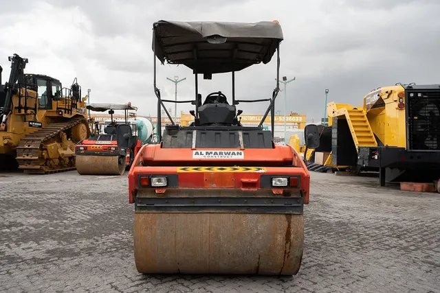 2012 Hamm HD75 Double Roller Drum Front View