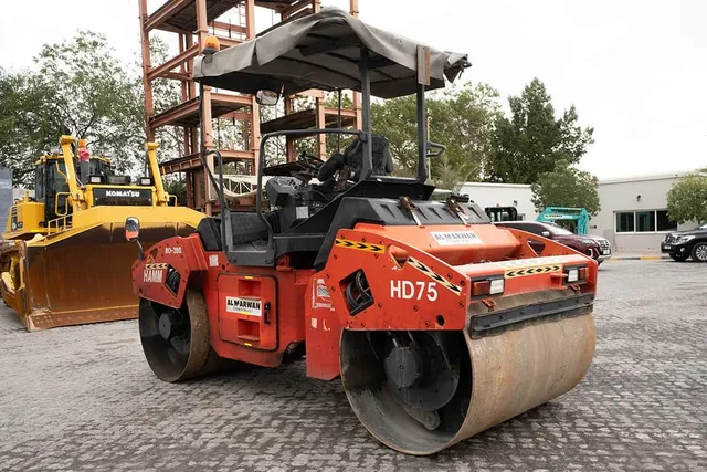 2012 Hamm HD75 Double Roller Drum Rear Left View