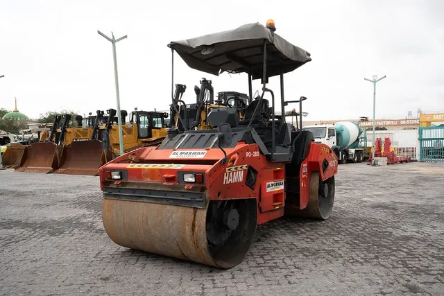 2012 Hamm HD75 Double Roller Drum Front Left View