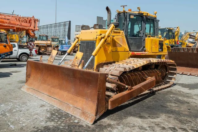 2012 Komatsu D65PX-17 Bulldozer Front Left Image
