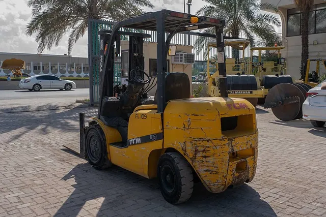 2013 TCM FDF30T3KT Diesel Forklift Rear Left View