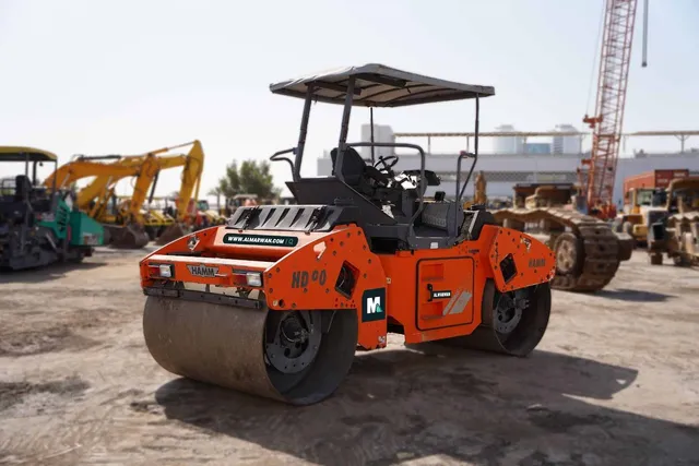 2014 Hamm HD90 Double Drum Roller Rear Right View