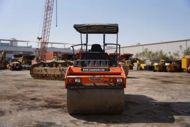 2014 Hamm HD90 Double Drum Roller Rear View