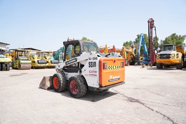 2015 Bobcat S510 Skid Steer Loader Rear Left View