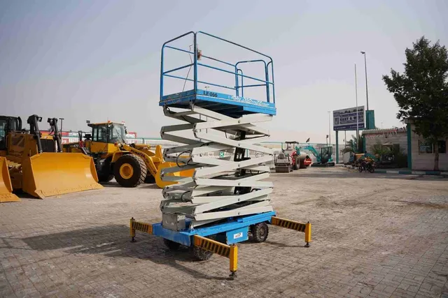 2016 Beta B500 Electric Scissor Lift Front Left View - LF-0066