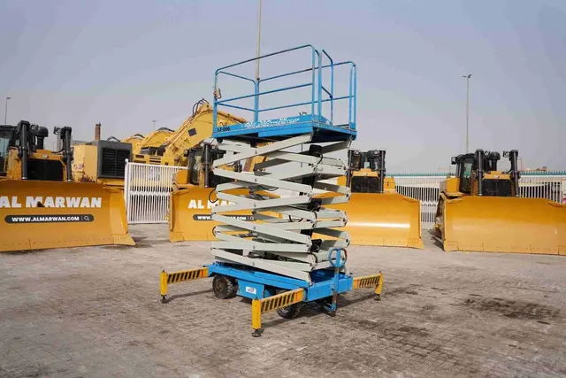 2016 Beta B500 Electric Scissor Lift Rear Left View - LF-0066