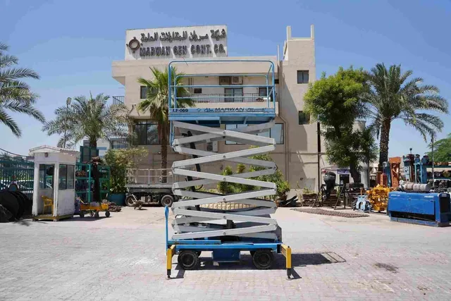 2016 Beta B500 Electric Scissor Lift Left View - LF-0069