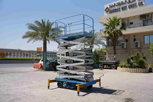 2016 Beta B500 Electric Scissor Lift Rear Left View - LF-0069