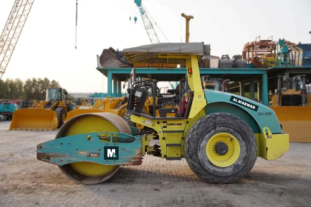 2017 Ammann ASC 100 Single Drum Roller Left View - RO-0329