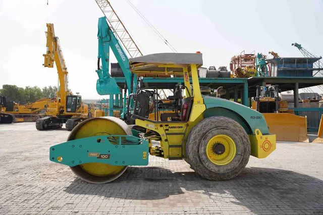 2017 Ammann ASC 100 Single Drum Roller Left View - RO-0330