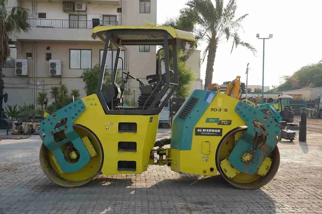 2017 Ammann AV70X Articulated Tandem Roller Left View