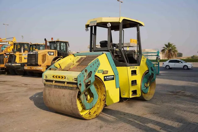 2017 Ammann AV70X Articulated Tandem Roller Rear Right View
