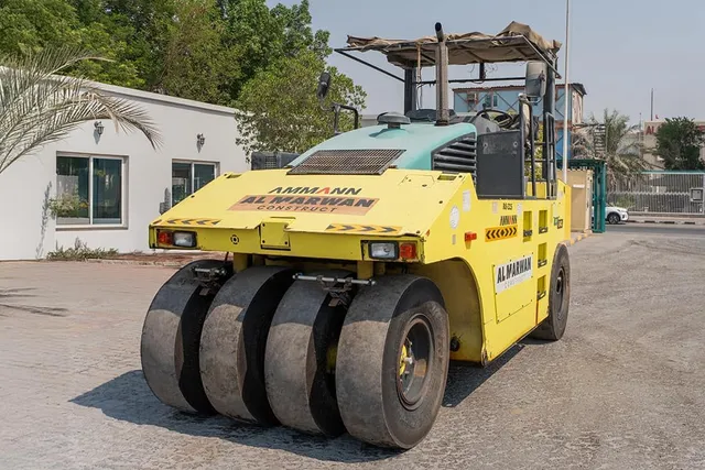 2017 Ammann AP240 Pneumatic Tyre Roller Front Left View
