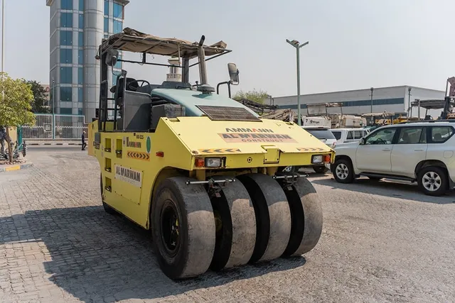 2017 Ammann AP240 Pneumatic Tyre Roller Front Right View