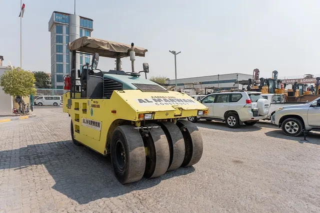 2017 Ammann AP240 Pneumatic Tyre Roller Front Right View