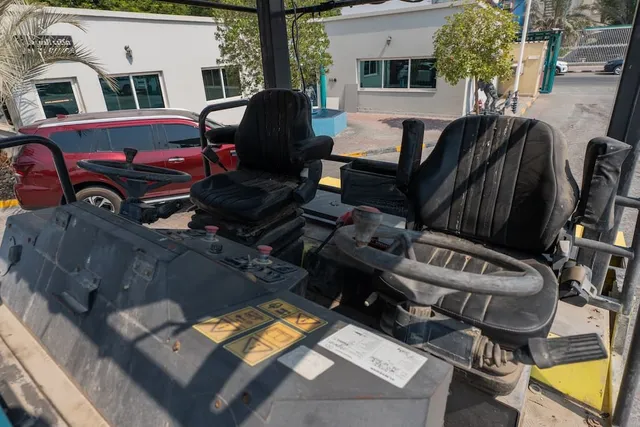 2017 Ammann AP240 Pneumatic Tyre Roller Inside Cabin View