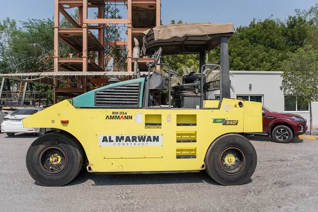 2017 Ammann AP240 Pneumatic Tyre Roller Left Side View