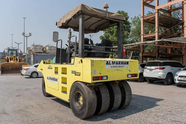 2017 Ammann AP240 Pneumatic Tyre Roller Rear Left View