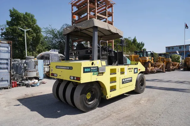 2017 ammann AP240 pneumatic tyre roller rear right side view