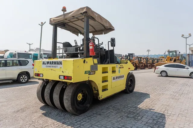 2017 Ammann AP240 Pneumatic Tyre Roller Rear Right View