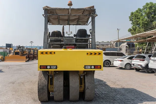 2017 Ammann AP240 Pneumatic Tyre Roller Rear View