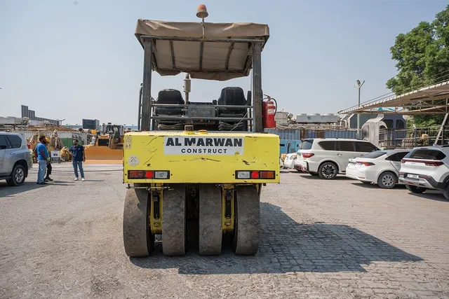 2017 Ammann AP240 Pneumatic Tyre Roller Rear View