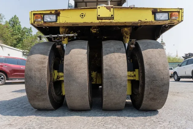 2017 Ammann AP240 Pneumatic Tyre Roller Under carriage View