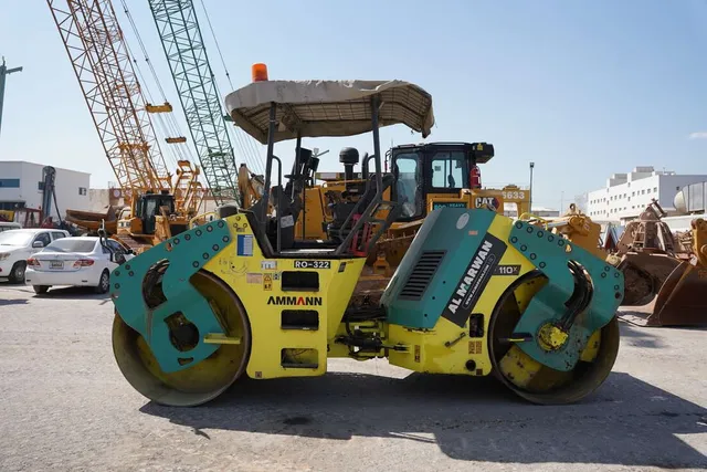 2017 Ammann AV110X Articulated Tandem Roller Left Side View