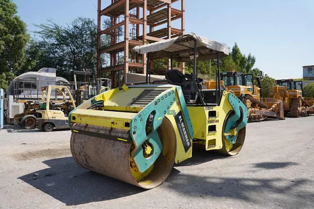 2017 Ammann AV110X Articulated Tandem Roller Rear Right View