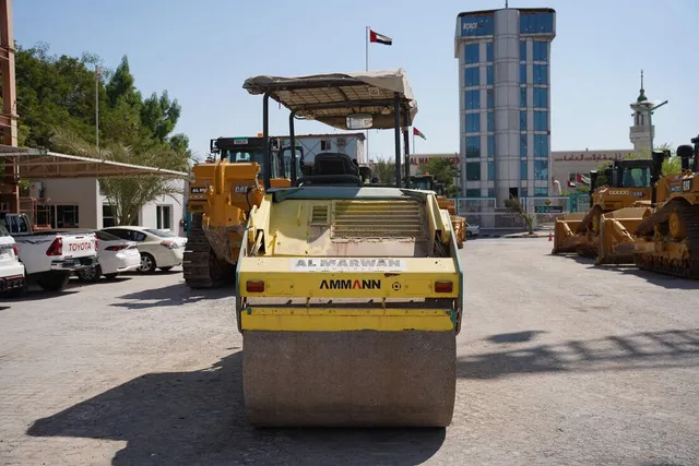2017 Ammann AV70X Tandem Roller Rear View