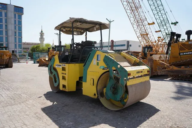 2017 Ammann AV70X Articulated Roller Left Back View
