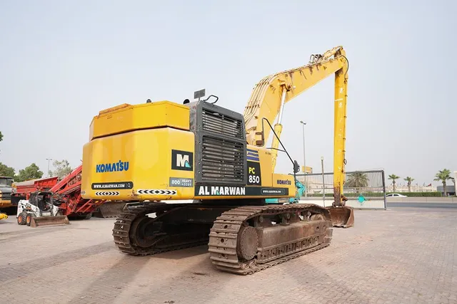 2017 Komatsu PC850SE-8R1 Long Boom Excavator Rear Right View