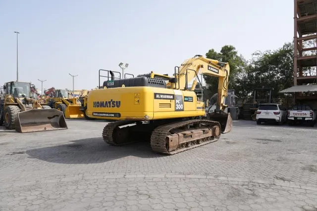 2018 Komatsu PC300-8MO Track Excavator Rear Right View
