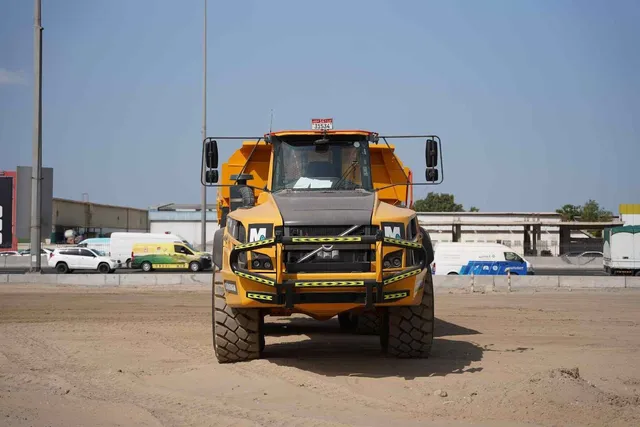 2019 Volvo A40G Articulated Dump Truck Front View