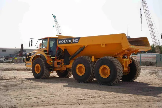 2019 Volvo A40G Articulated Dump Truck Rear Left View