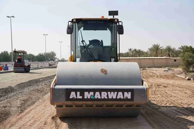 2019 Volvo SD110B Single Drum Roller Front View - RO-0341