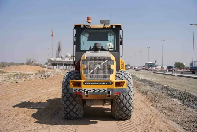 2019 Volvo SD110B Single Drum Roller Rear View - RO-0341