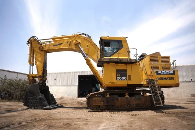 2019 Komatsu PC2000-8 Excavator Left Side View