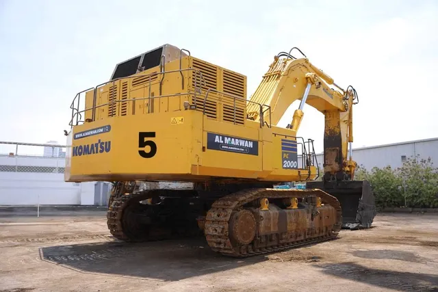 2019 Komatsu PC2000-8 Excavator Rear Right View