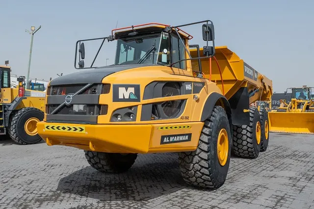 2019 volvo A40G dump truck front Left Image